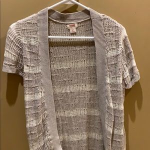 Short sleeve cardigan